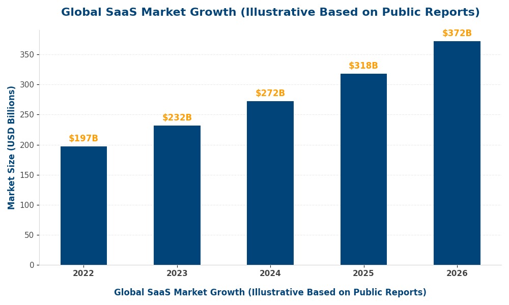 Global saas market growth