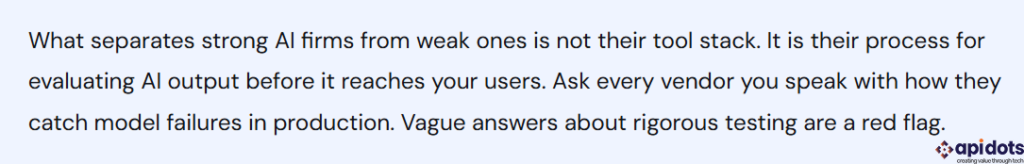 difference between strong AI firms vs weak ones