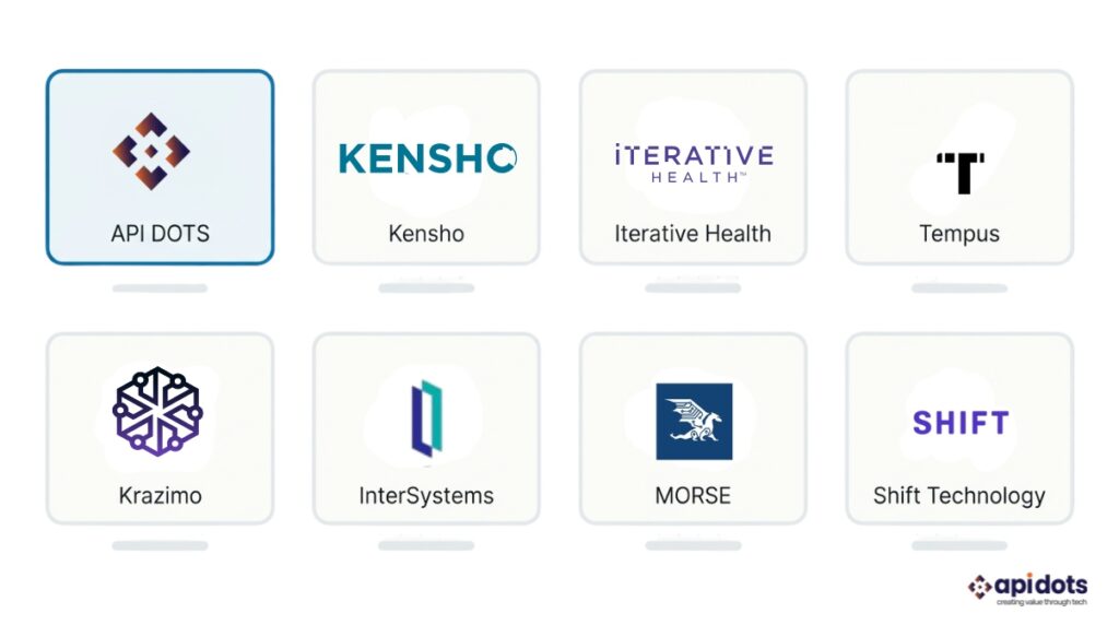 Overview of the best machine learning development companies in Boston Massachusetts including API DOTS Kensho Iterative Health Tempus and others